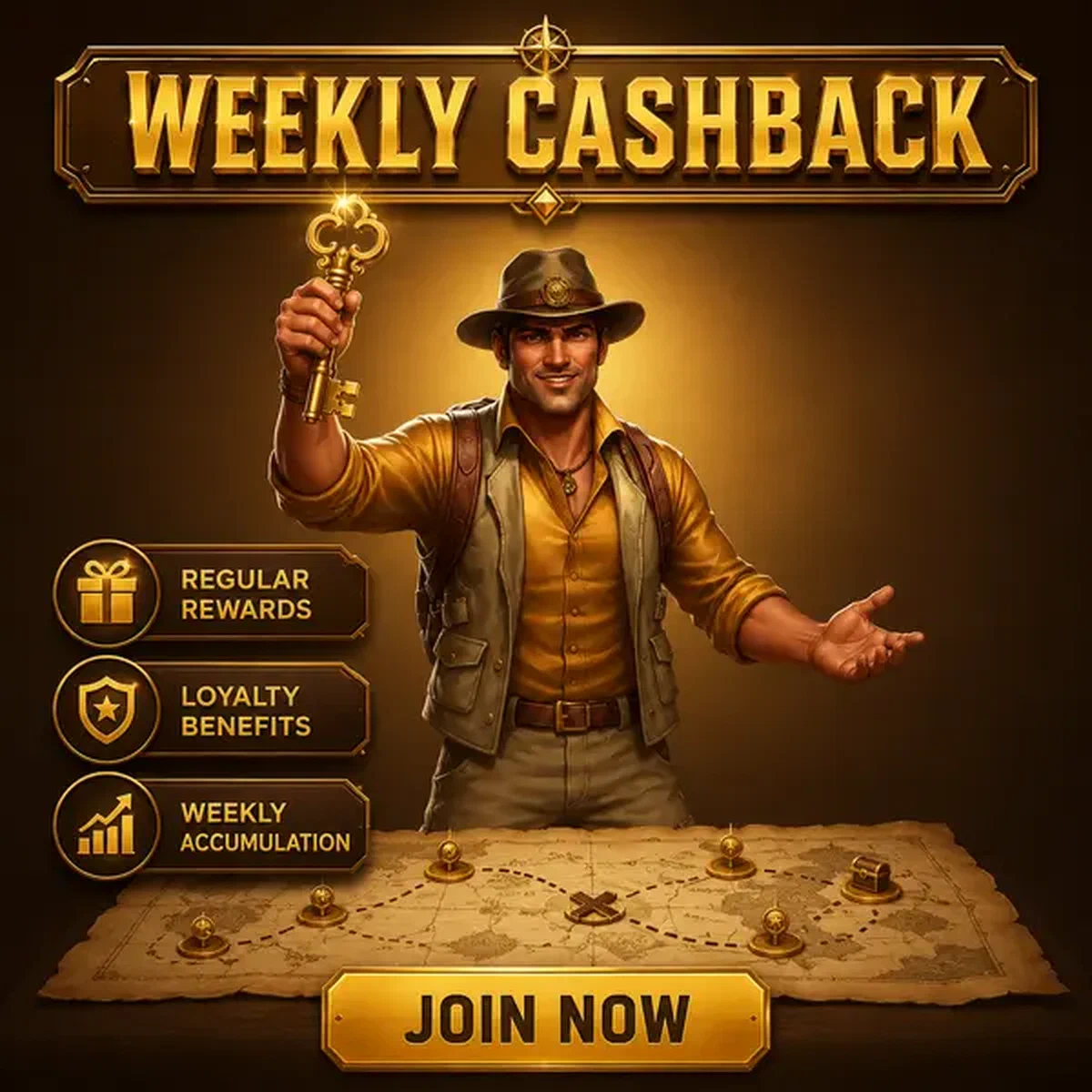 Aventurero robusto revela llave dorada para sistema de recompensas de apuestas esports Weekly Esports Cashback System